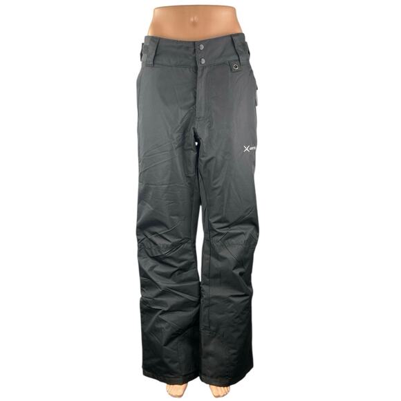NEW Arctix Black Straight Insulated Waterproof Winter Essential Ski Snow Pants L - Picture 1 of 8